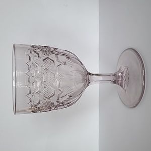 Antique Pressed Glass Coblet